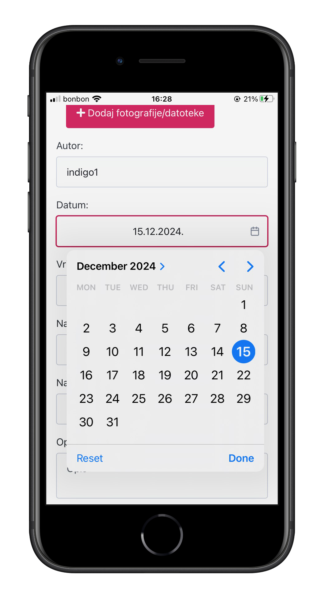 Uređivanje podataka